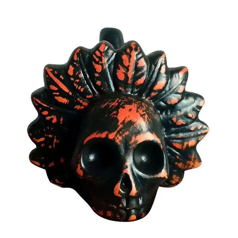 Aztec strange sound Death whistle Crow head shape horror scream whistle